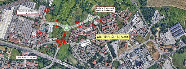 Nuova viabilità in zona San Lazzaro PRUSST Arco di Giano 600x